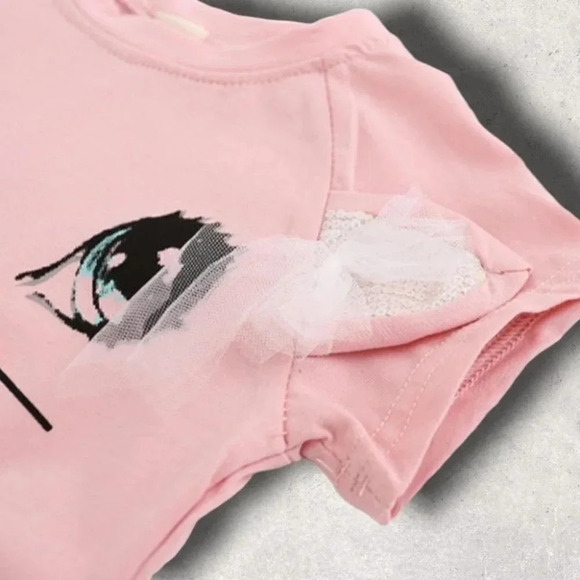 Pink Cat TShirt and Tutu Set - Picture 3 of 4